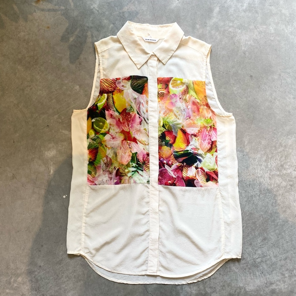 Club Monaco Silk Top